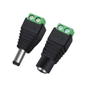 dc plug incl terminal connector block