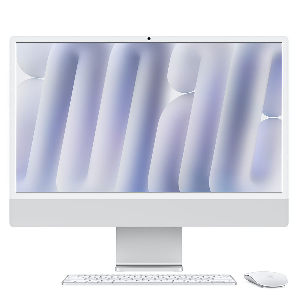 apple 24 inch imac with retina 4.5k display: apple m4 chip with 8 core cpu and 8 core gpu apple 24 inch imac with retina 4.5k display: apple m4 chip with 8 core cpu and 8 core gpu