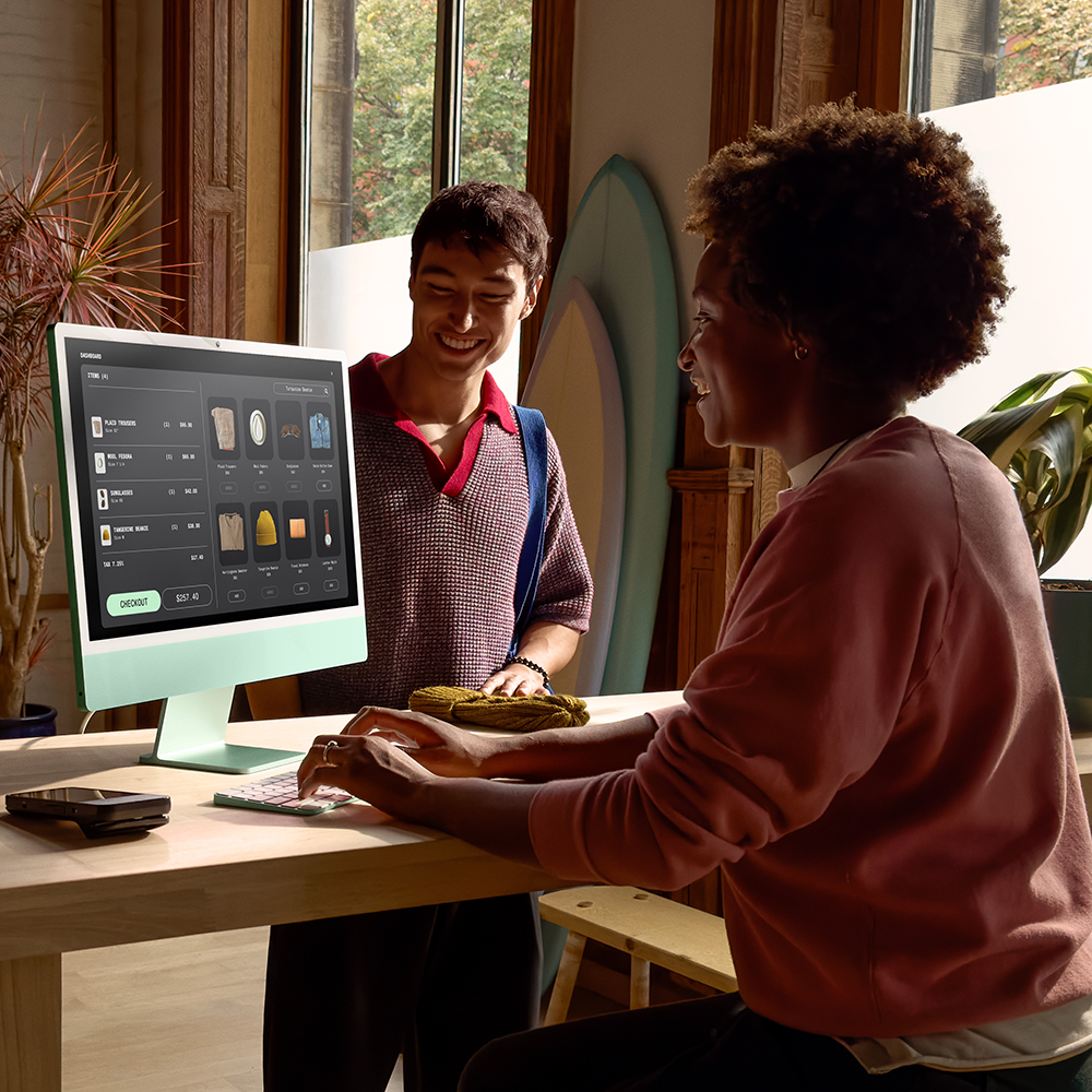 apple 24 inch imac with retina 4.5k display: apple m4 chip with 8 core cpu and 8 core gpu apple 24 inch imac with retina 4.5k display: apple m4 chip with 8 core cpu and 8 core gpu