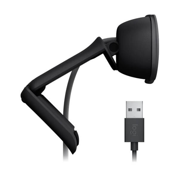 logitech brio 100 full hd webcam – graphite logitech brio 100 full hd webcam – graphite