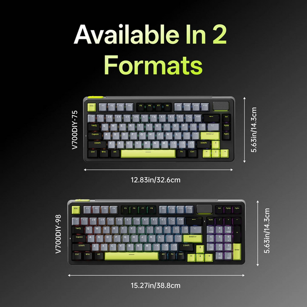 rapoo v700diy 98 hot swappable mechanical gaming keyboard with rgb black grey green rapoo v700diy 98 hot swappable mechanical gaming keyboard with rgb black grey green